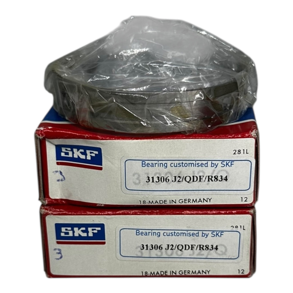 SKF 31306 J2/QDF/R834 Kegelrollenlager Kugellager Satz 2 Stück