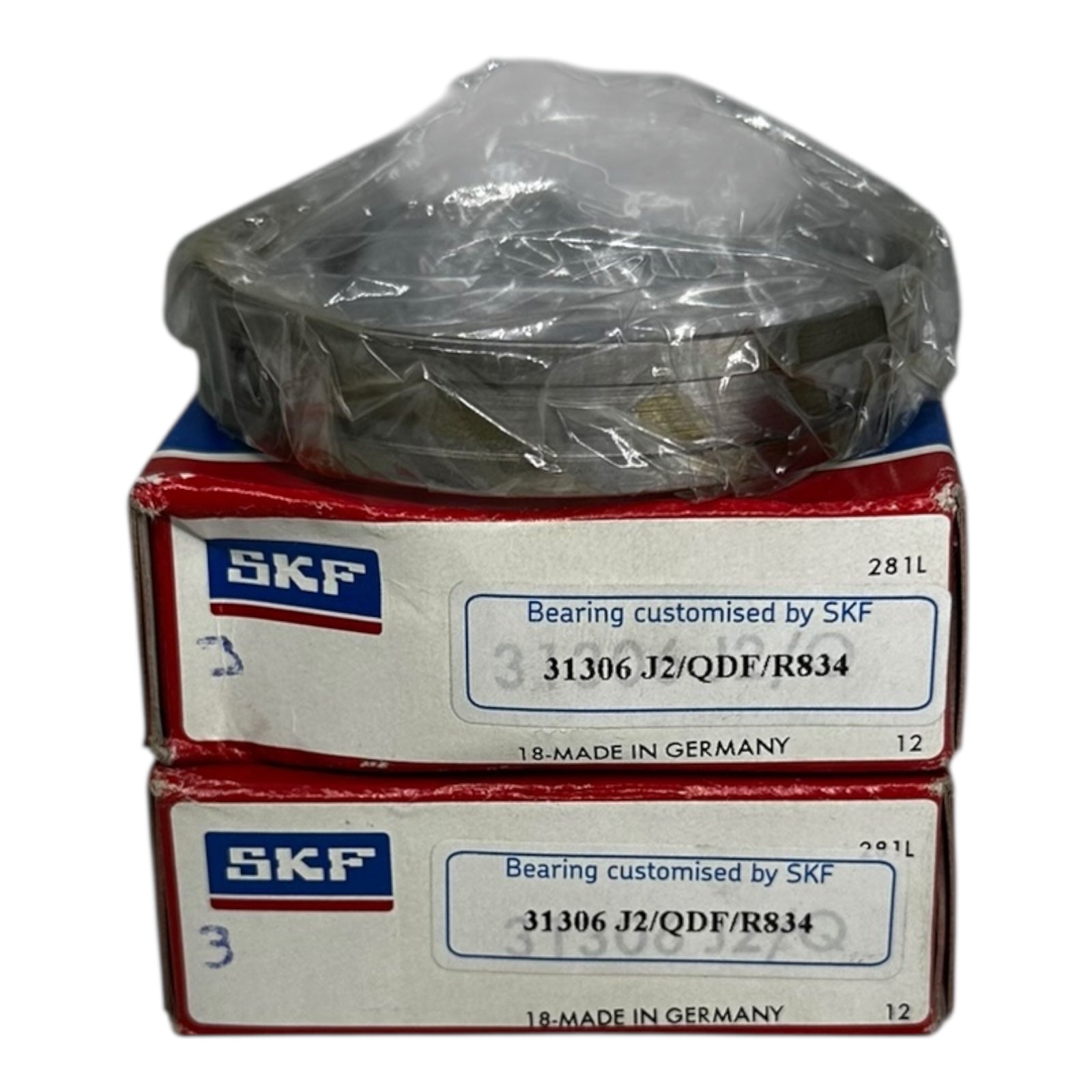 SKF 31306 J2/QDF/R834 Kegelrollenlager Kugellager Satz 2 Stück