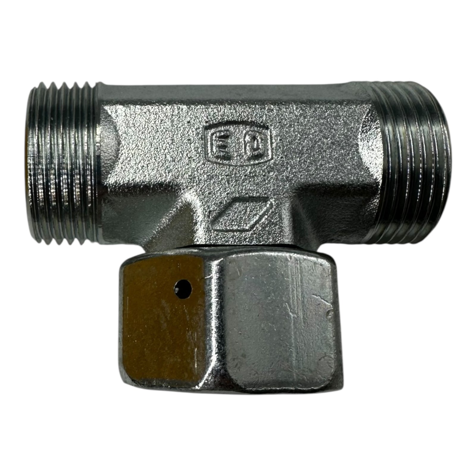 Parker ET22LOMDCF T-Stück Verschraubung Hydraulik EO 22mm AG/IG Stahl vernickelt