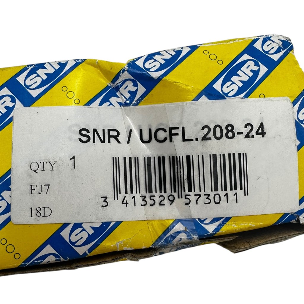 SNR UCFL.208-24 Flanschlager 2-Loch Lagerbock Ø38,1 mm Gusseisen FJ7