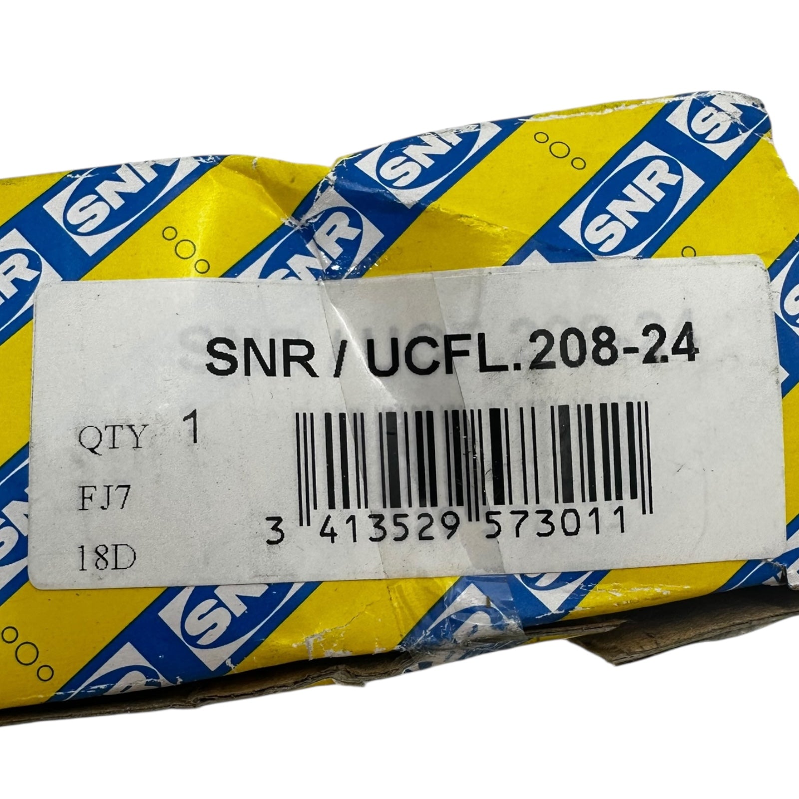 SNR UCFL.208-24 Flanschlager 2-Loch Lagerbock Ø38,1 mm Gusseisen FJ7