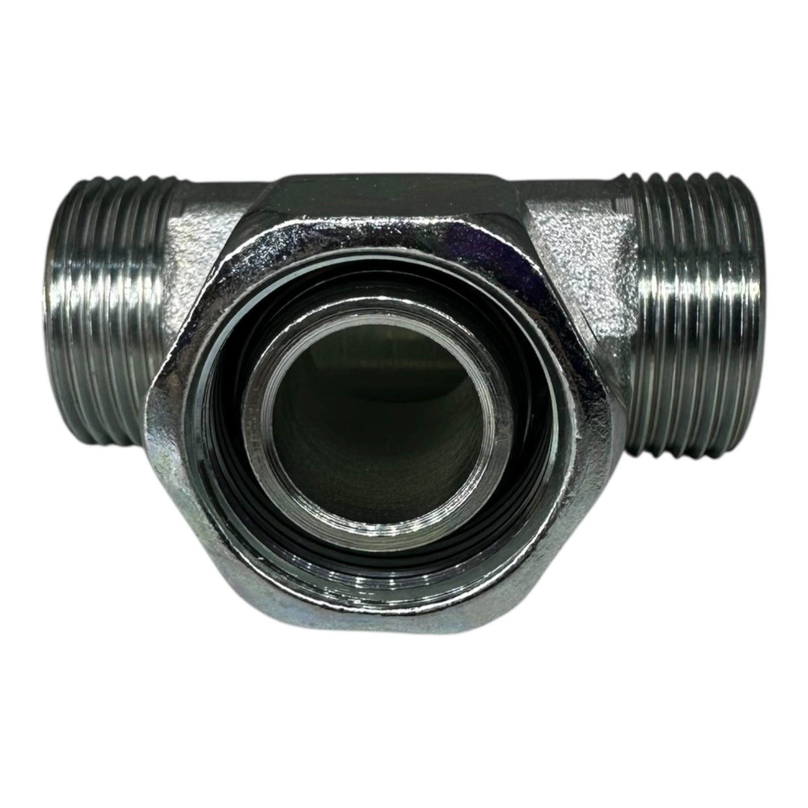 5x Parker ET22LOMDCF T-Anschluss-Stutzen mit Dichtkegel Gewinde Hydraulik