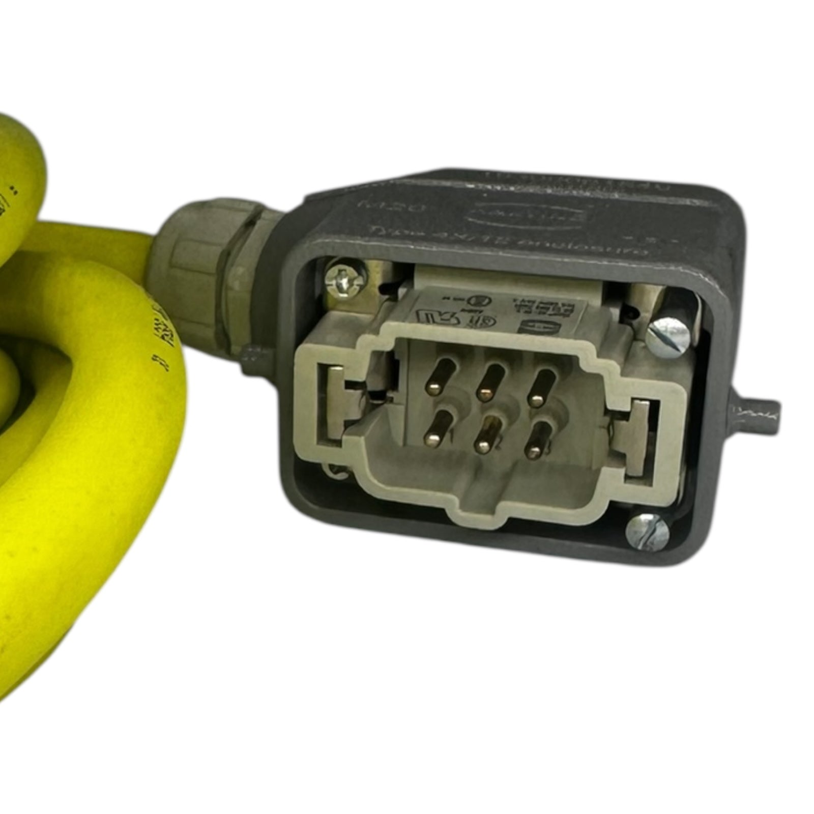 Harting Han 4X/12 Gehäuse M20 mit Lapp Ölflex 4G2,5 mm² 10m Anschlusskabel 600V