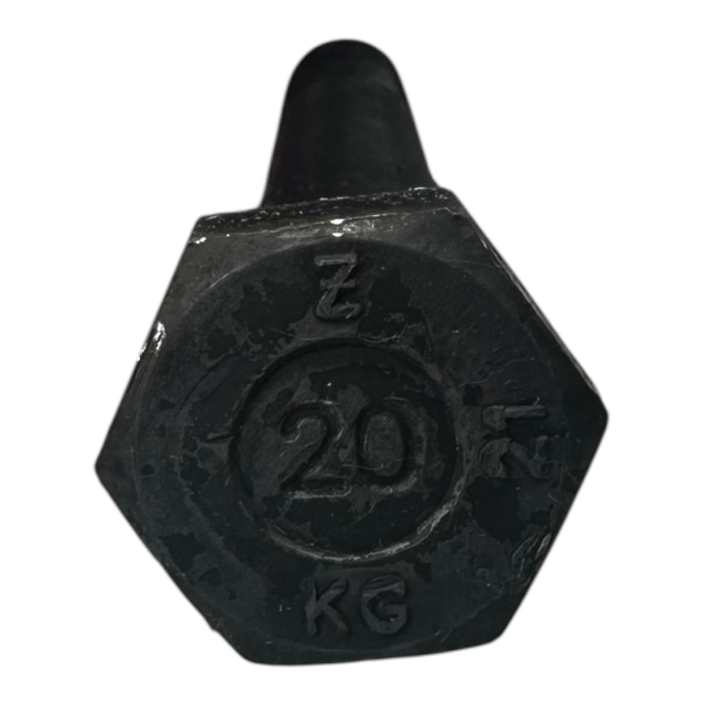 10x Sechskantschraube M20x180 ISO 4014 Stahl 1.7218+QT DGRL schwarz