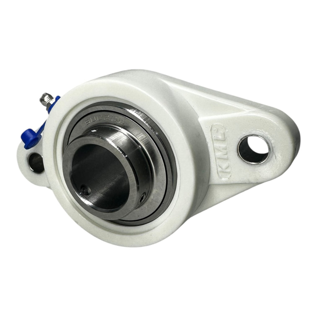 KML TP-FL206 Kunststoff Flanschlager 2-Loch Ø30 mm Gehäuselager SUC206 weiß