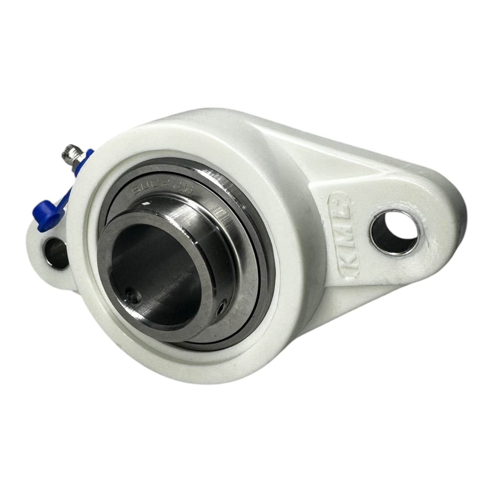 KML TP-FL206 Kunststoff Flanschlager 2-Loch Ø30 mm Gehäuselager SUC206 weiß