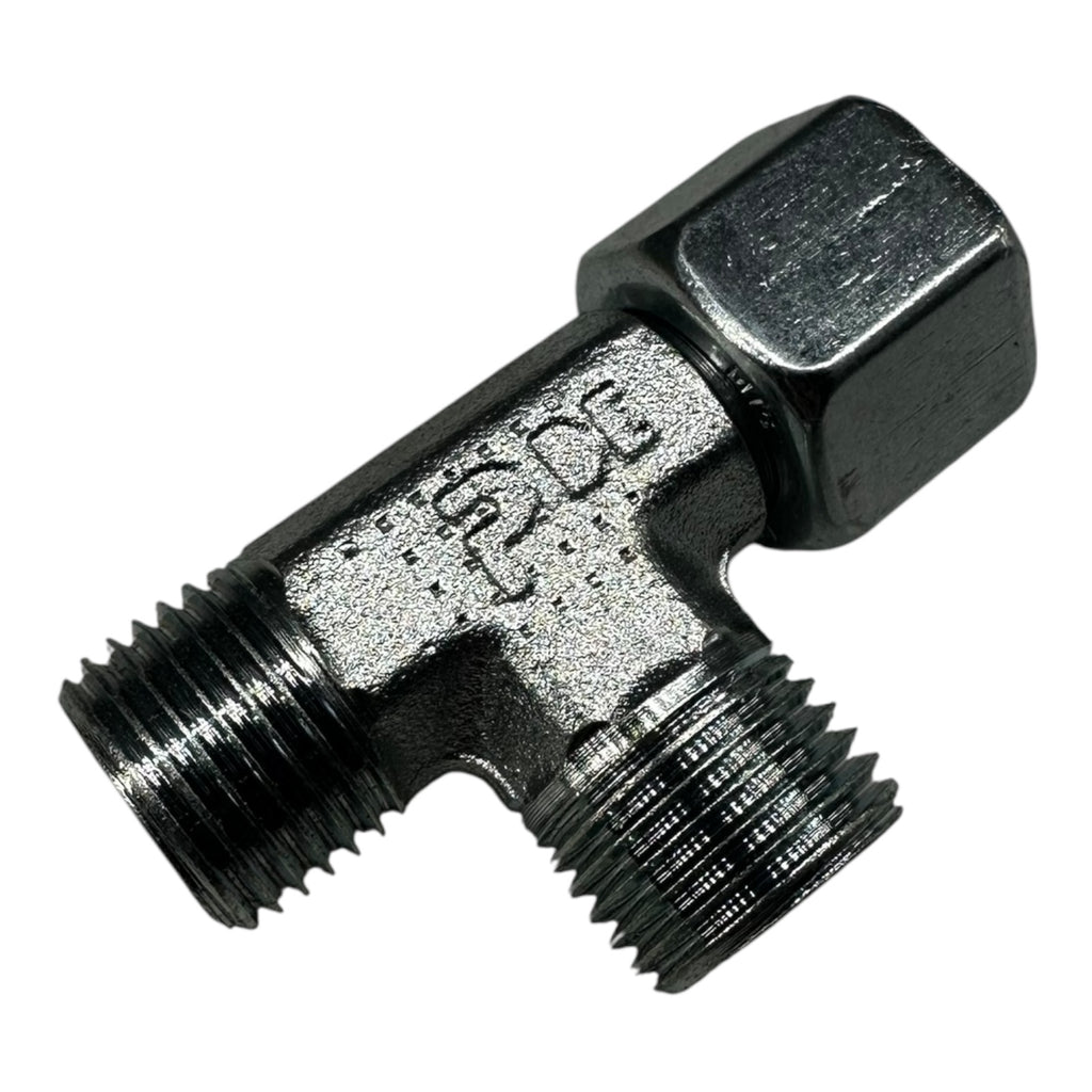 10x Parker Ermeto EL10LOMDCF Hydraulik T-Stück Verschraubung 10mm Außengewinde