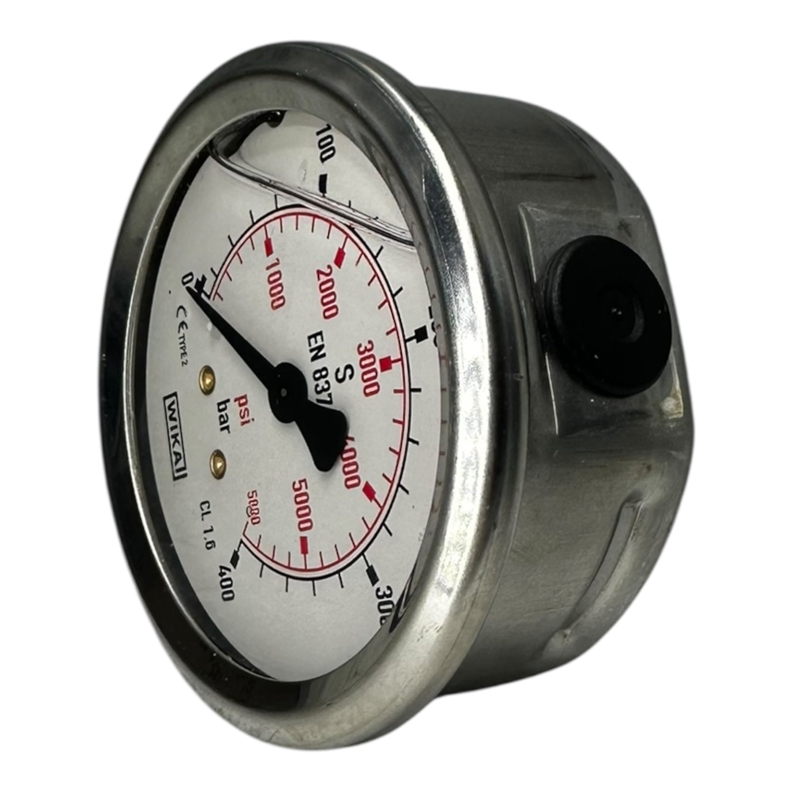 WIKA Manometer EN837 0–400 bar 0–5800 psi G1/4” unten Ø63mm CL1.6 NEU