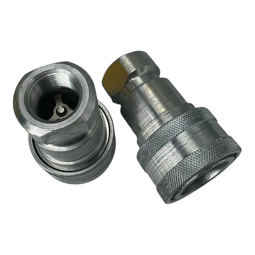 2x Parker H6-62 Kupplung 3/4” Hydraulik-Schnellverschluss