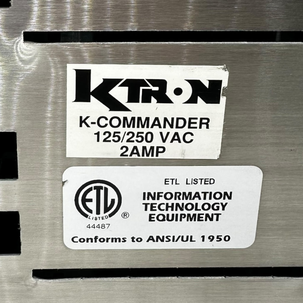K-TRON K-Commander Bedienterminal Steuerungstastatur 125/250V 2A