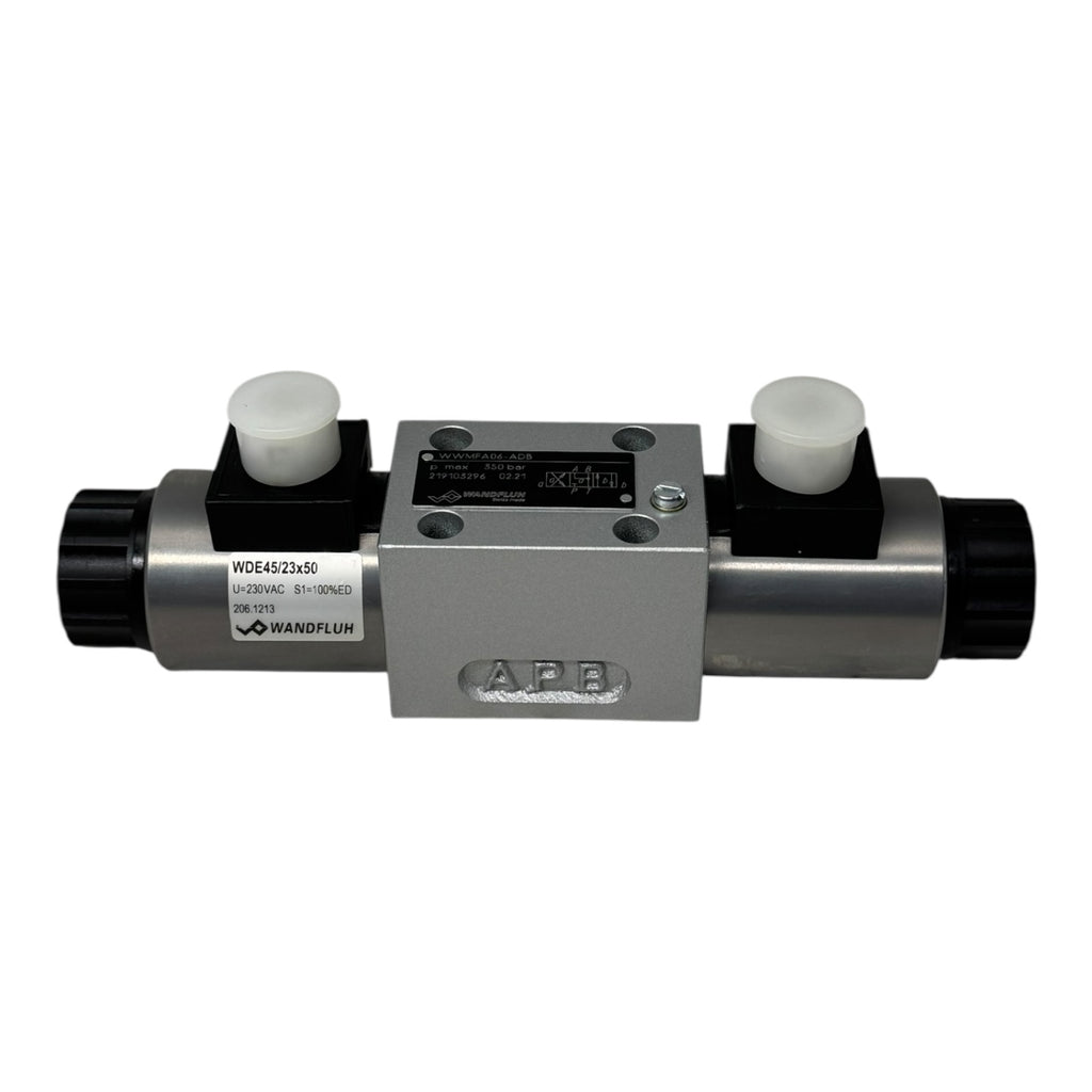 Wandfluh WWMFA06-ADB-R230 Magnetschieberventil 4/3-Wege 230VAC 350bar Hydraulik