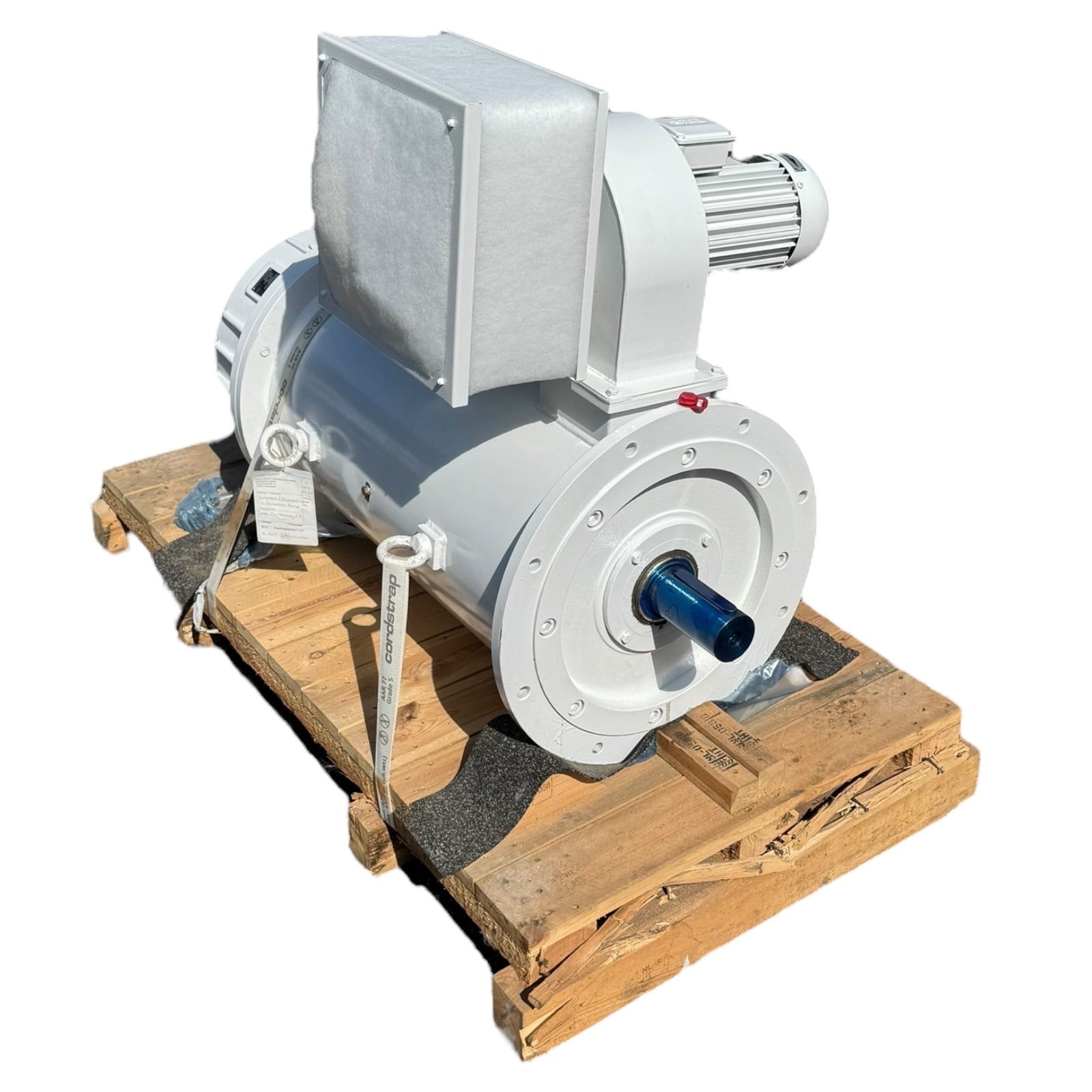 Wölfer Hubswerksmotor Kran Drehstromotor 100kW 1500U/min 400V + Bremse Encoder