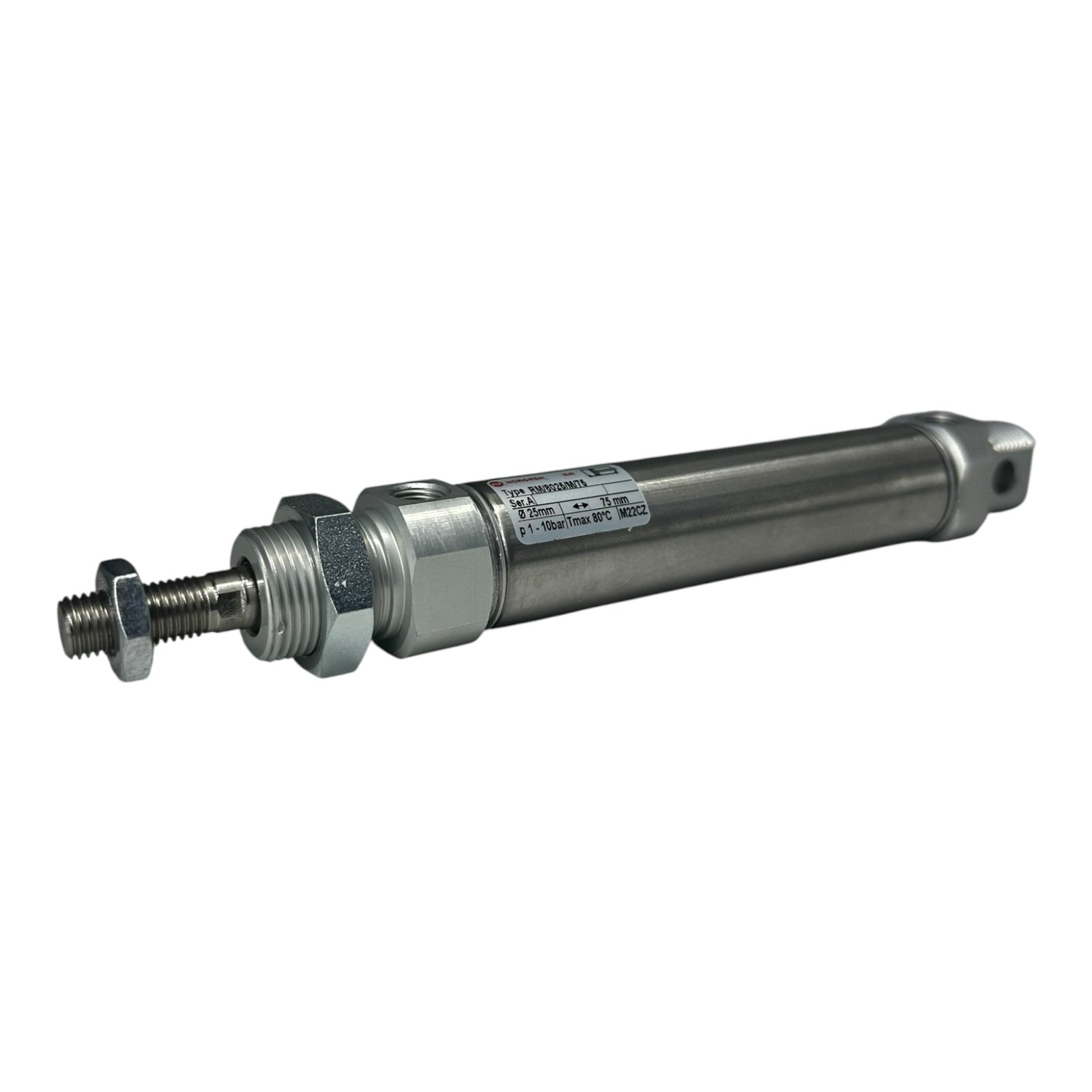 Norgren Pneumatikzylinder RM/8025/M/75 Ø25mm Hub 75mm 10bar Edelstahl Neu