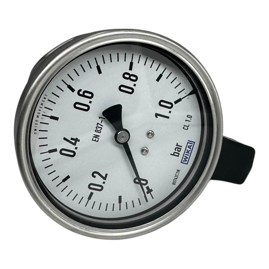 WIKA Manometer 212.20.100 0–1 bar G1/2B unten Klasse 1.0 Edelstahl neu