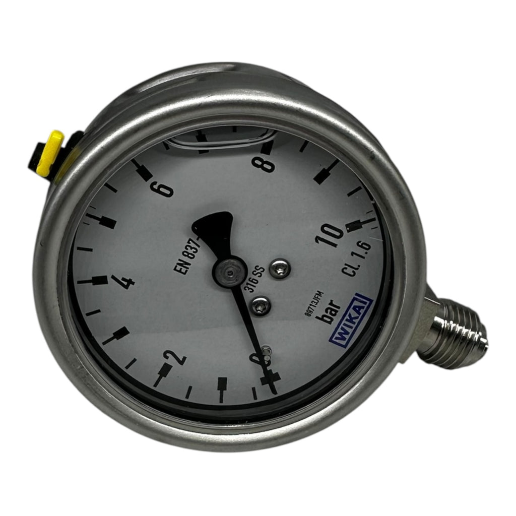 WIKA Manometer 233.50.063 10 bar G1/4B unten Ø63mm Edelstahl 316SS Druckmesser
