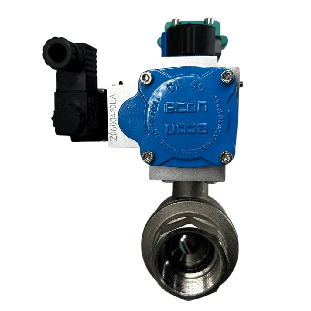 Econ Kugelhahn DN40 PN16 Edelstahl mit Pneumatik Antrieb RX P+F Sensor NEU