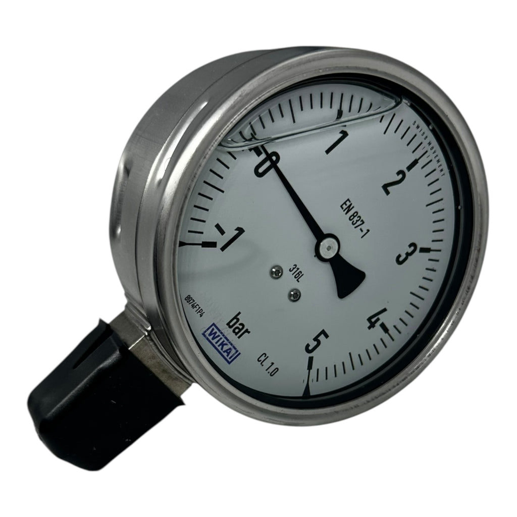 WIKA Manometer 233.50.100 -1/+5 bar G1/2B Edelstahl 316L EN837-1 neu