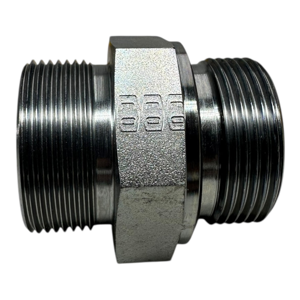 4x Parker Ermeto GE30SREDOMDCF Hydraulik Adapter ToughShield Plus Außengewinde