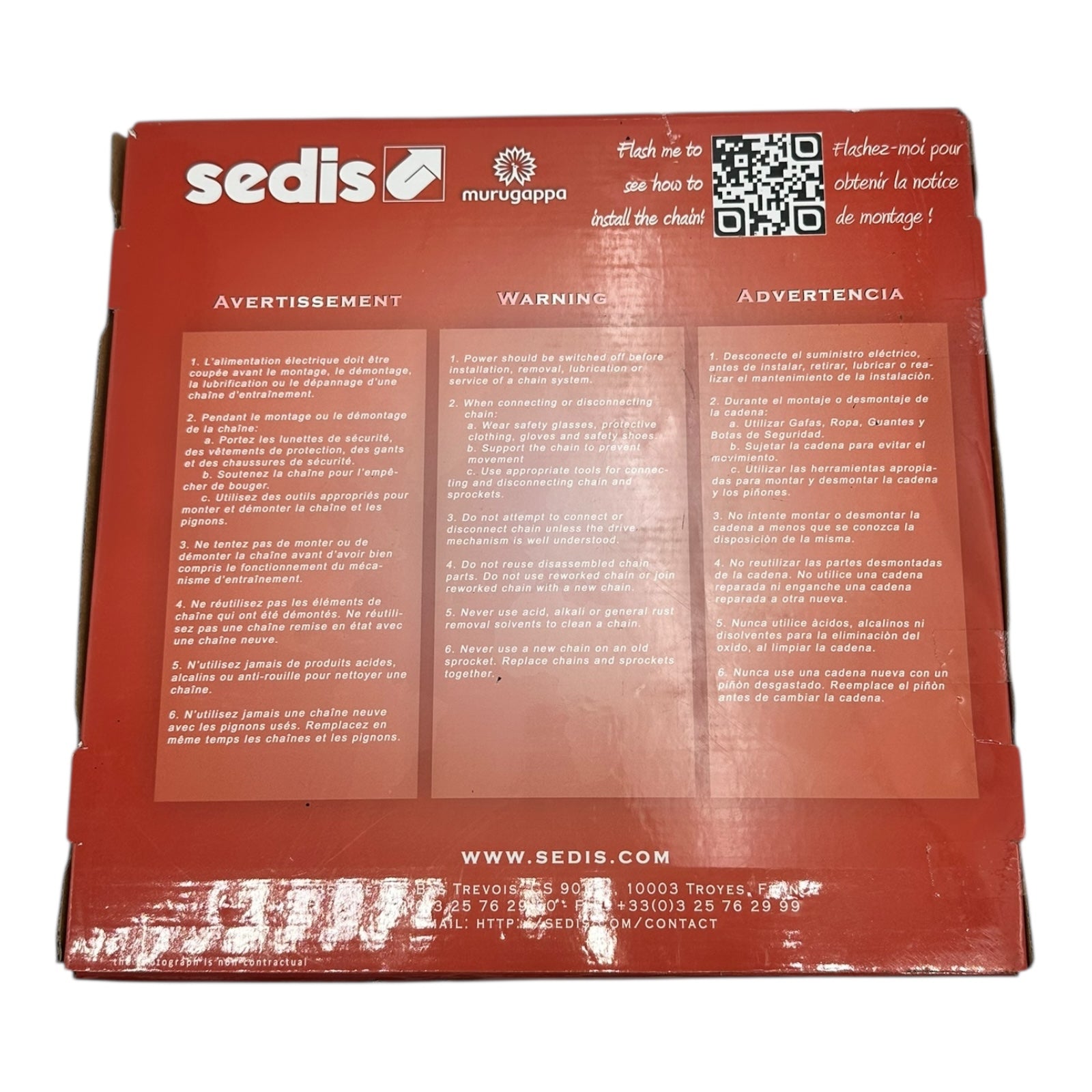 Sedis Alpha Premium 08B-2 Rollenketten 5 m 395 Glieder 12,7 mm ISO9001