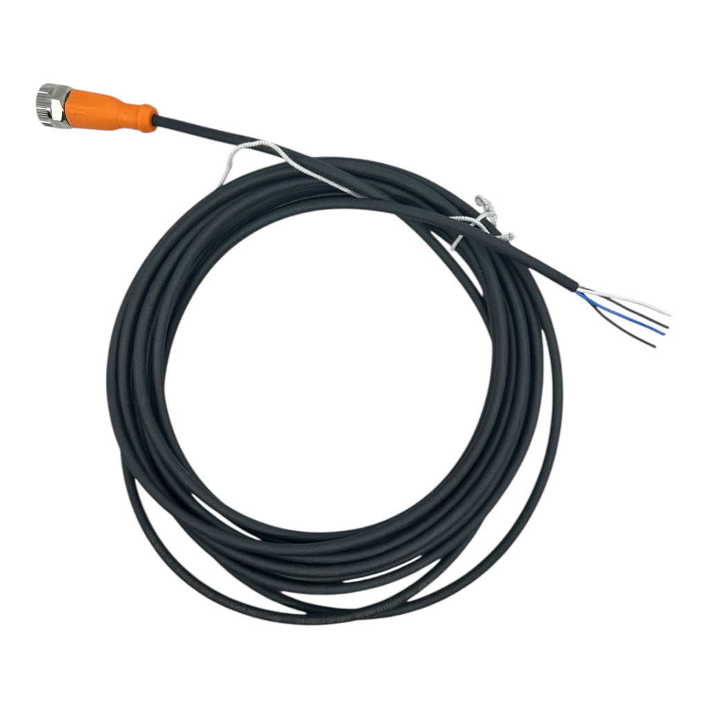 ifm EVC002 Anschlusskabel M12 4-polig 5 m Sensorleitung 250V AC / 300V DC neu