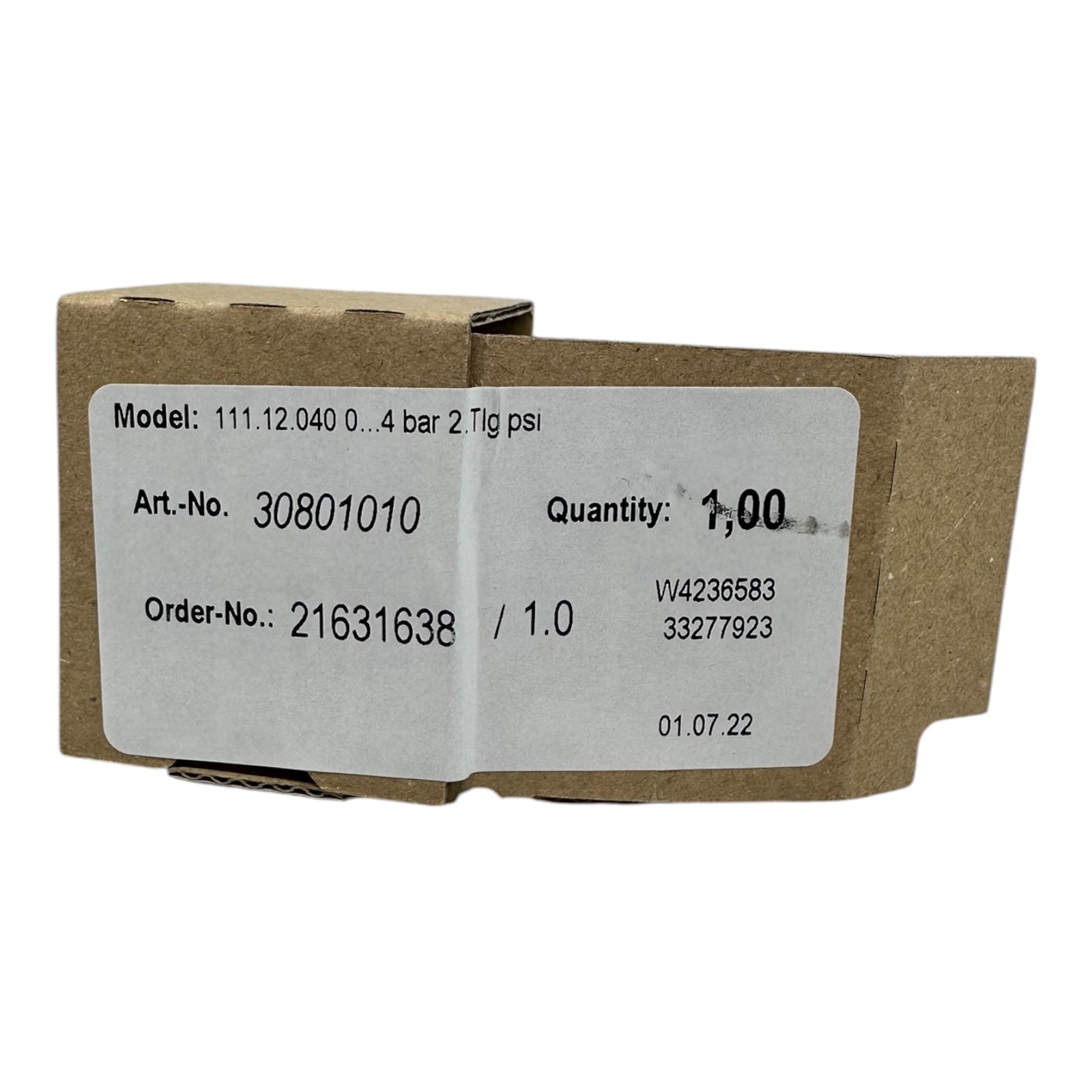 4x Raziol Manometer 111.12.040 0–4 bar 0–60 psi G1/4B CL 1.6 Druckmessgerät