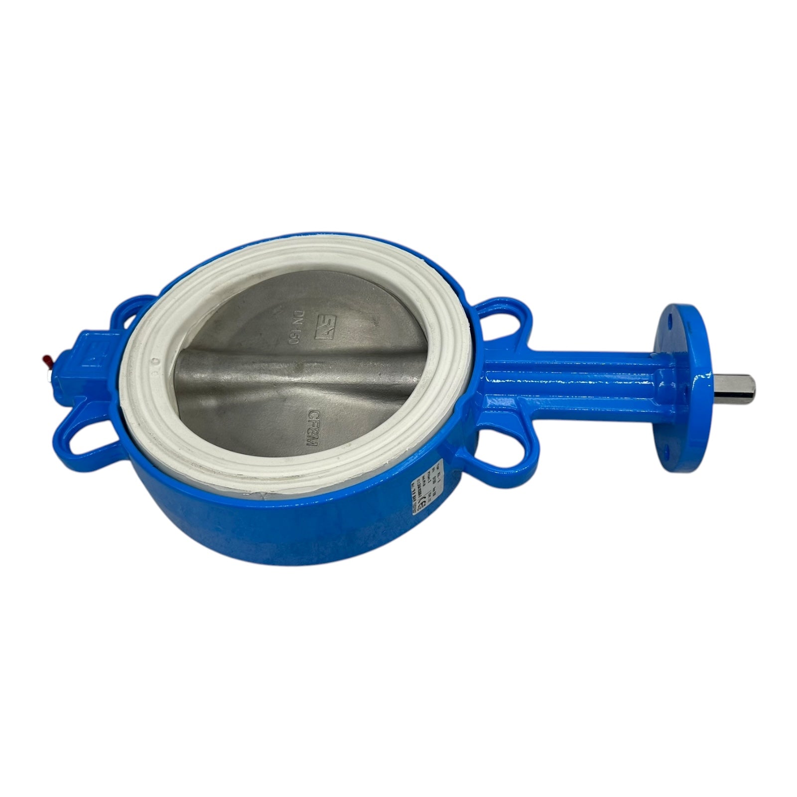 Absperrklappe KL-5 DN150 PN3 PN10 EB-Sitz Edelstahl Klappe 9.9bar getestet neu