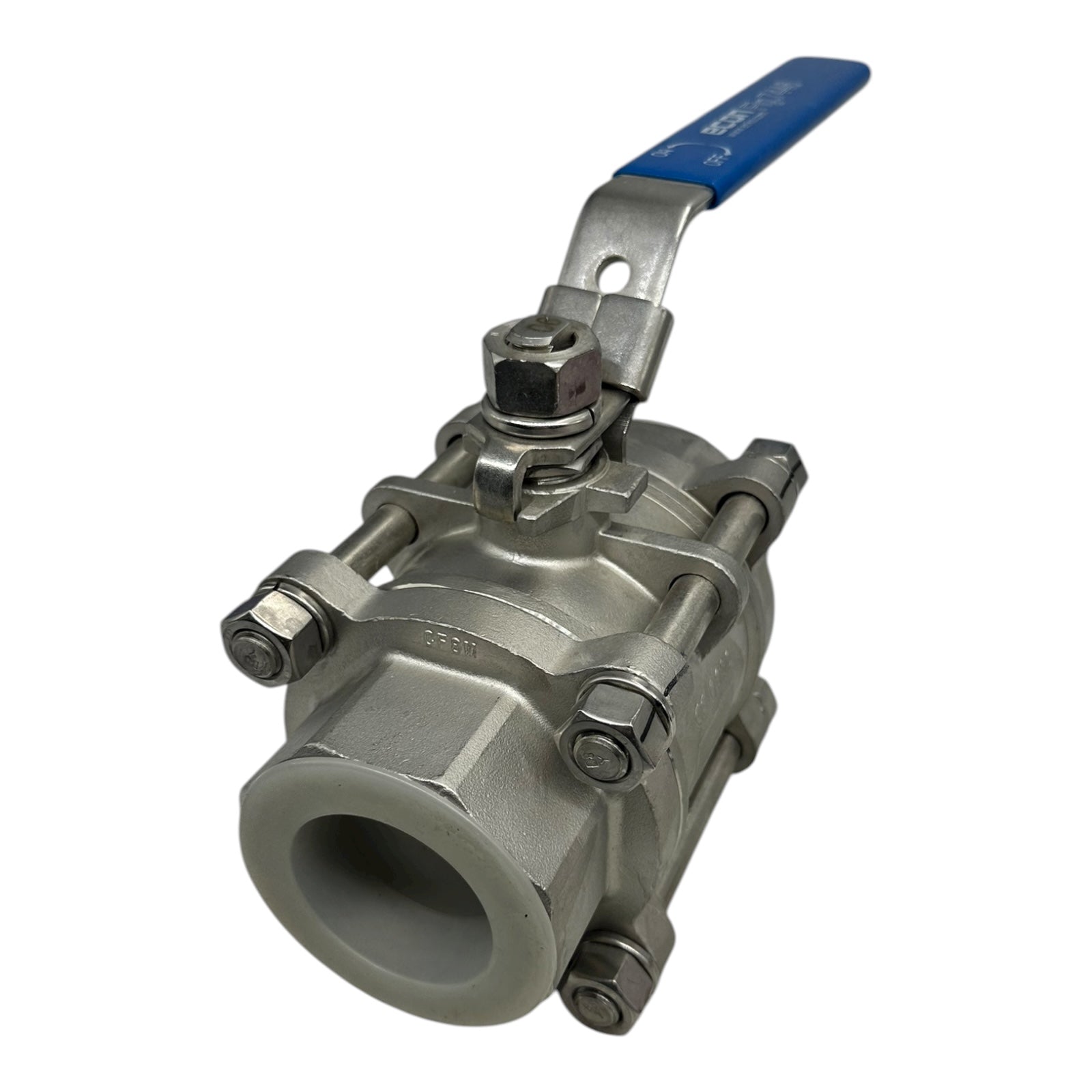 Econ Fig.7446 Kugelhahn DN259 2½” Edelstahl 1.4408 1000WOG PN69 PTFE