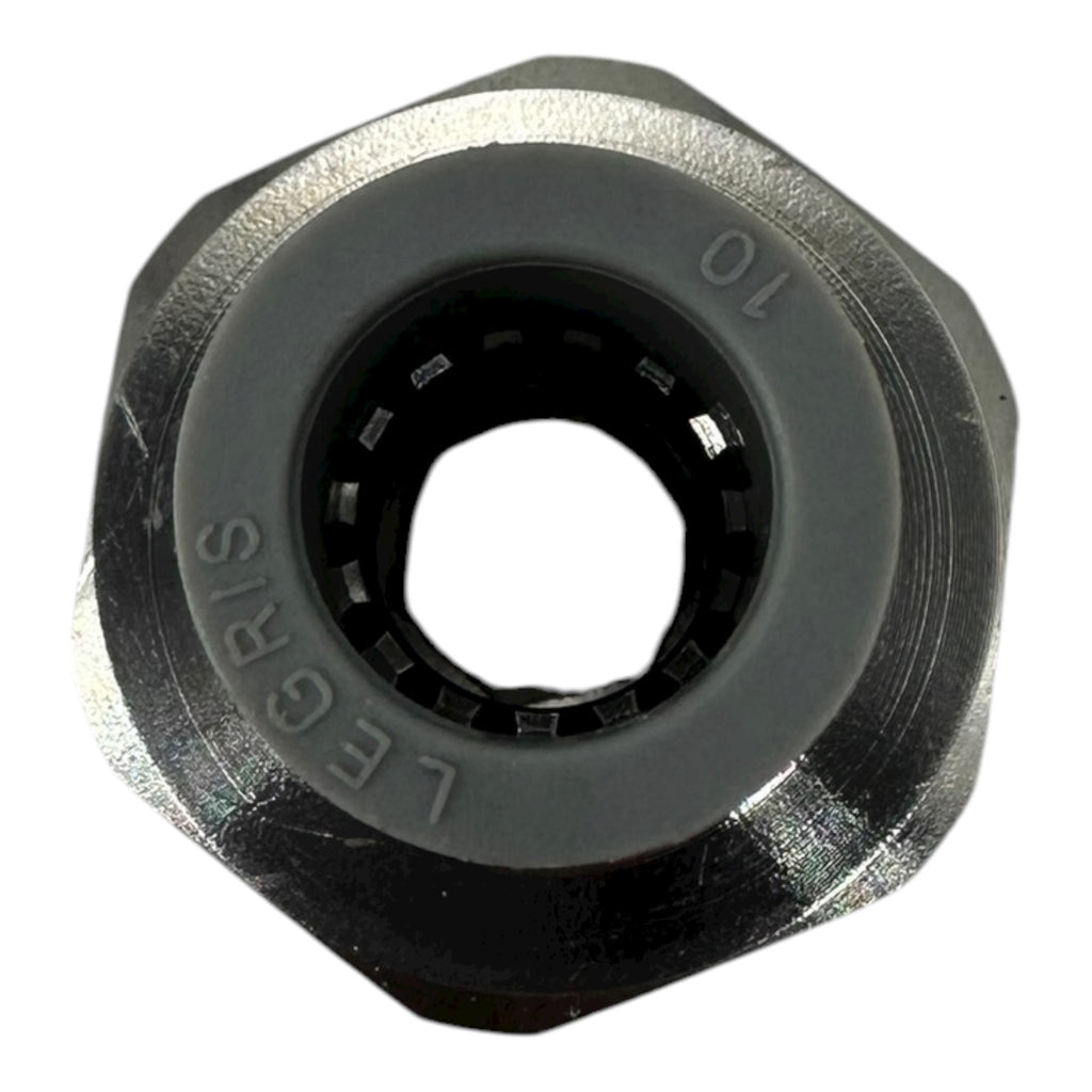 10x Parker Legris 69111021 Steckanschluss G1/4” Edelstahl Pneumatikfitting