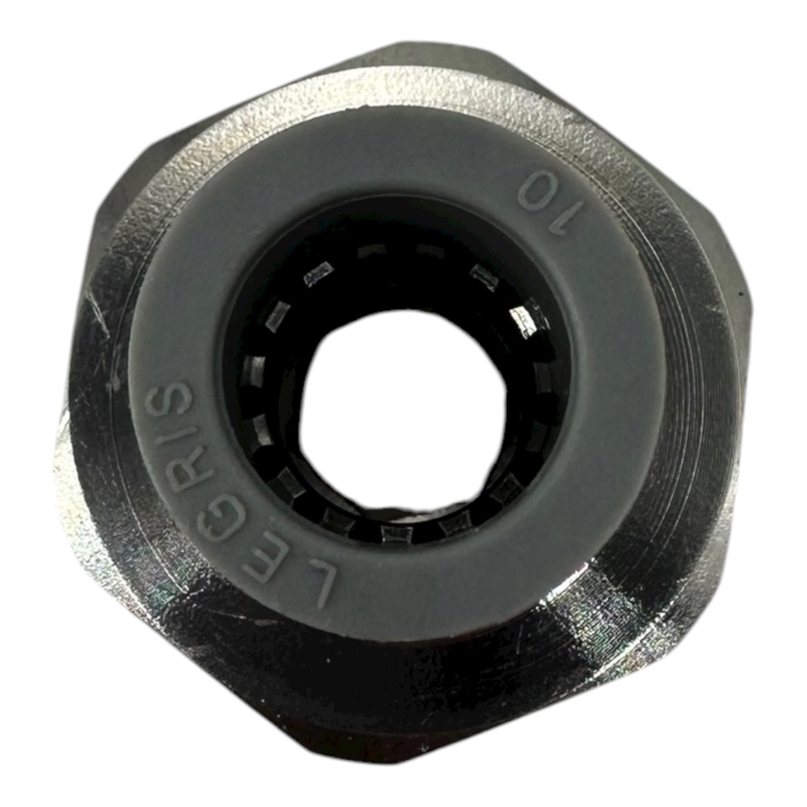 10x Parker Legris 69111021 Steckanschluss G1/4” Edelstahl Pneumatikfitting