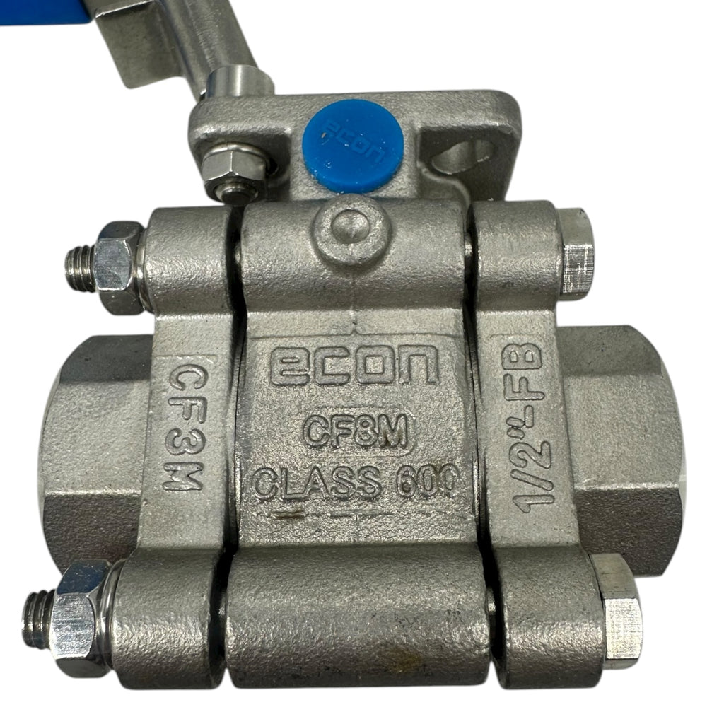 Econ Kugelhahn Fig.7742 1/2” Edelstahl CF8M PN99 Class 600 B16.11 Ventil