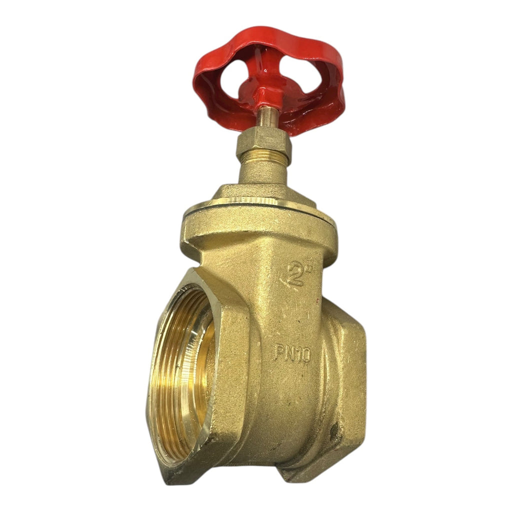 Messing-Schieberventil 2” PN10 Absperrschieber Innengewinde Wasser