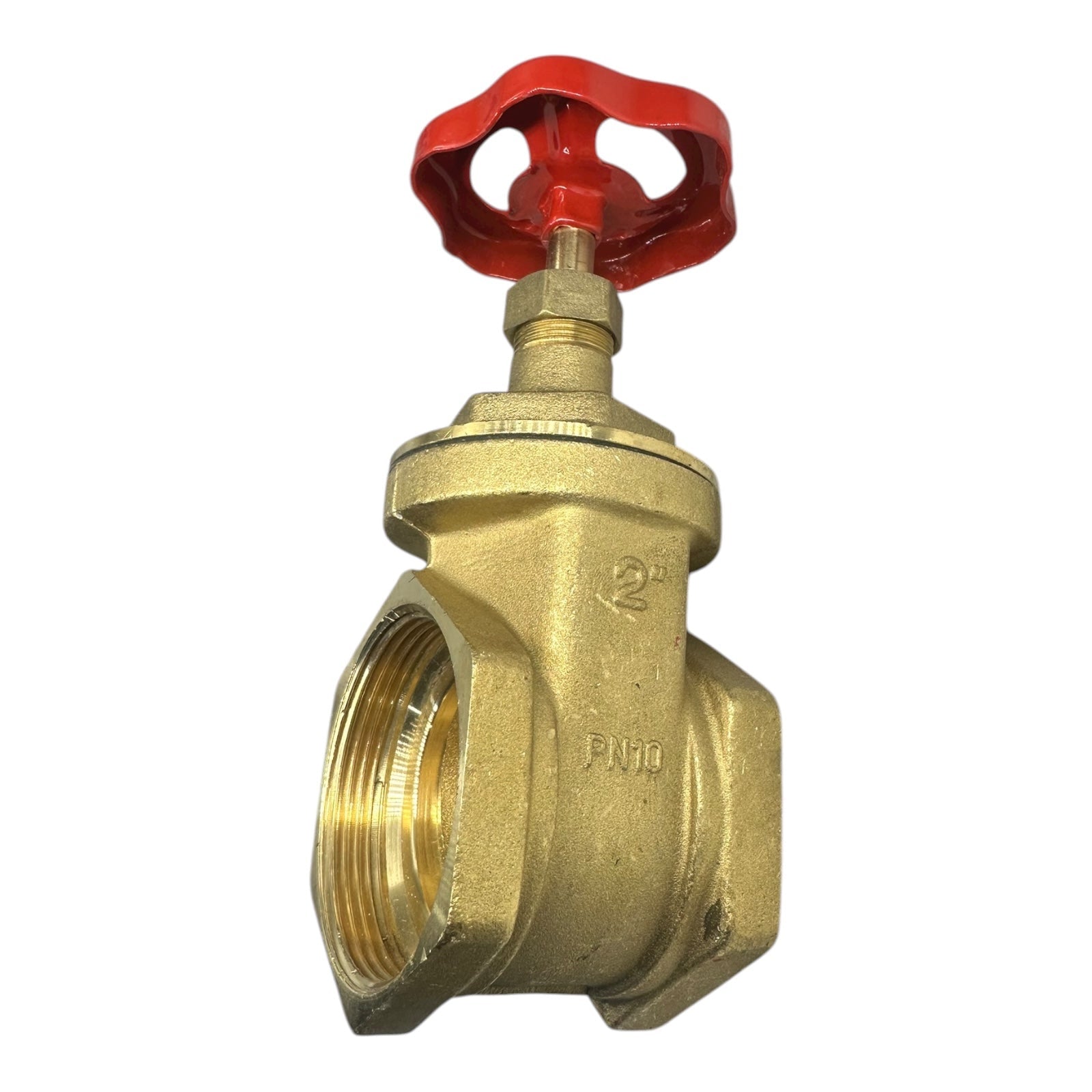 Messing-Schieberventil 2” PN10 Absperrschieber Innengewinde Wasser