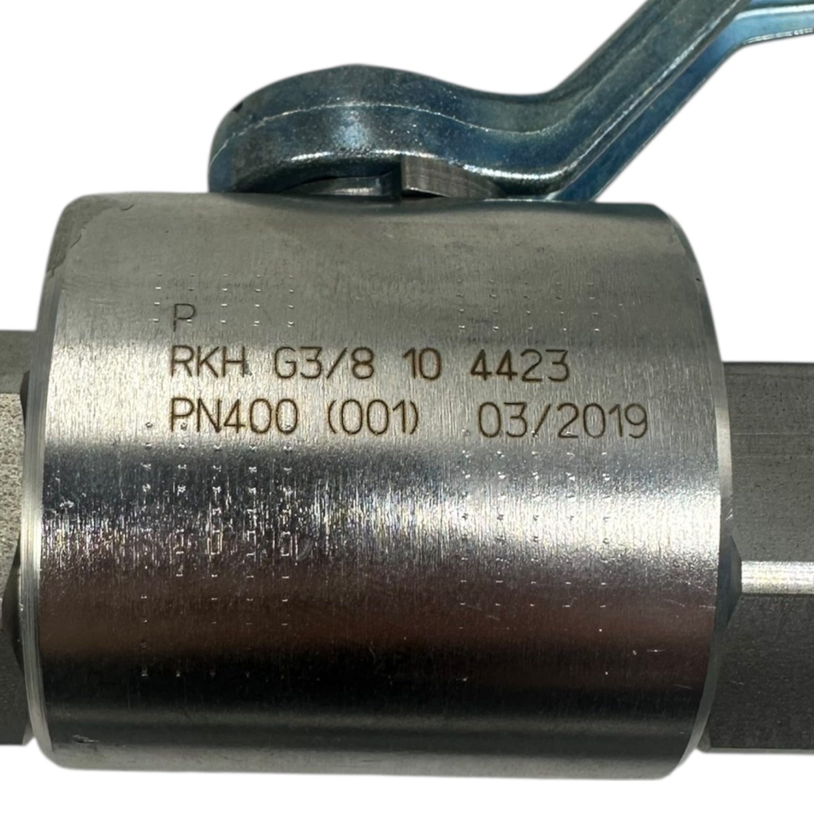 RKH Kugelhahn G3/8 Edelstahl PN400 Hochdruck 4423 2-Wege