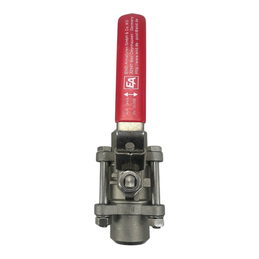 END-Armaturen Kugelhahn DN25 PN64 Edelstahl 1” 2-teilig Industrieventil