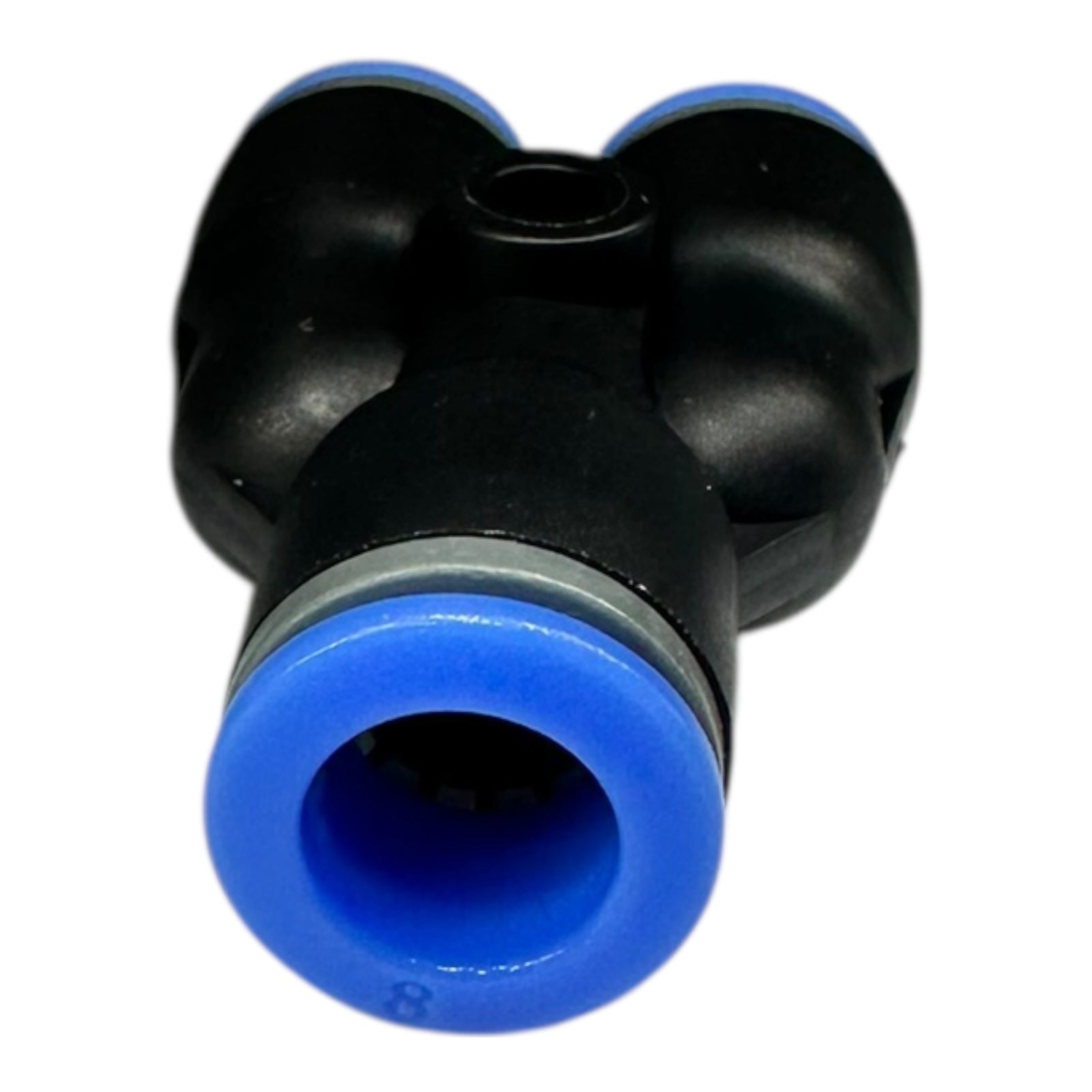 40x Riegler 109856 Y-Steckverbinder Reduzierend 8/6 mm Blau Serie Pneumatik