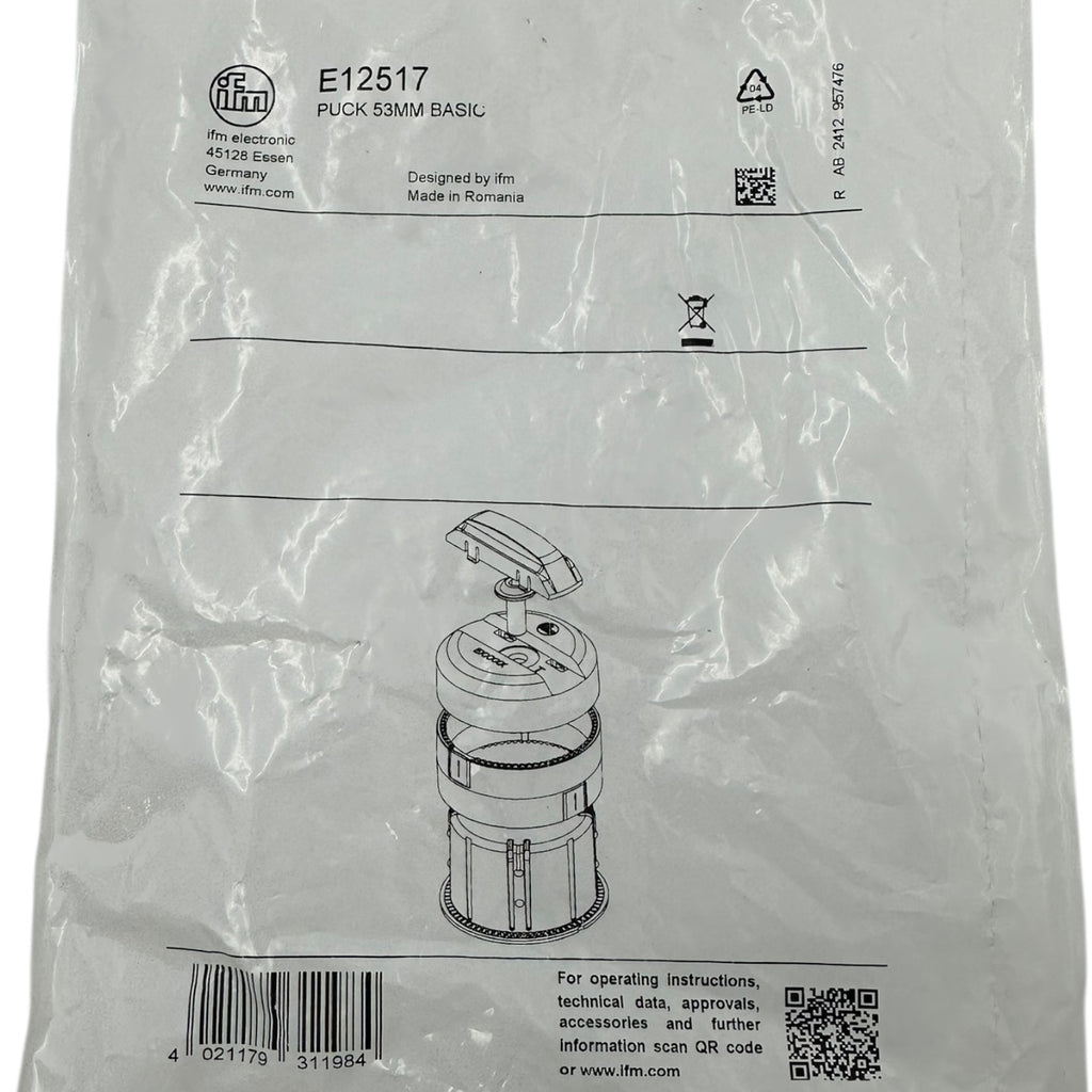 ifm E12517 PUCK 53mm BASIC Montagekit Zubehör für Sensoren Halterung