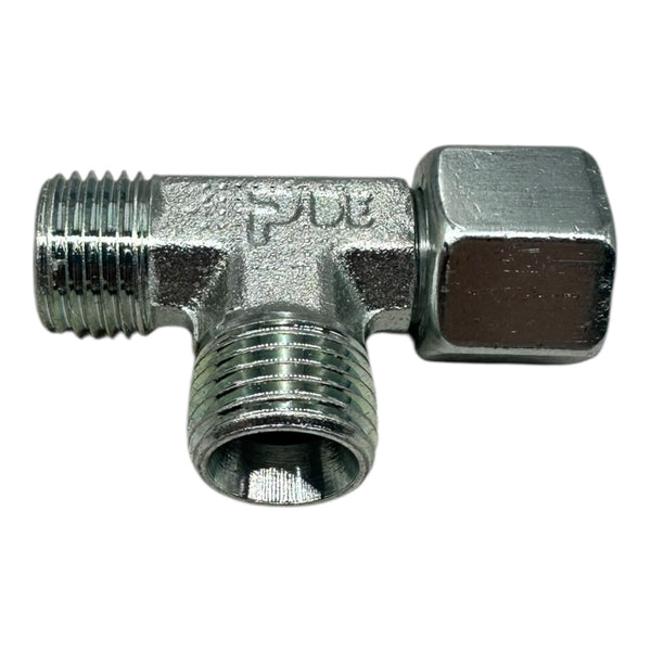 10x Parker Ermeto EL10LOMDCF Hydraulik T-Stück Verschraubung 10mm Außengewinde