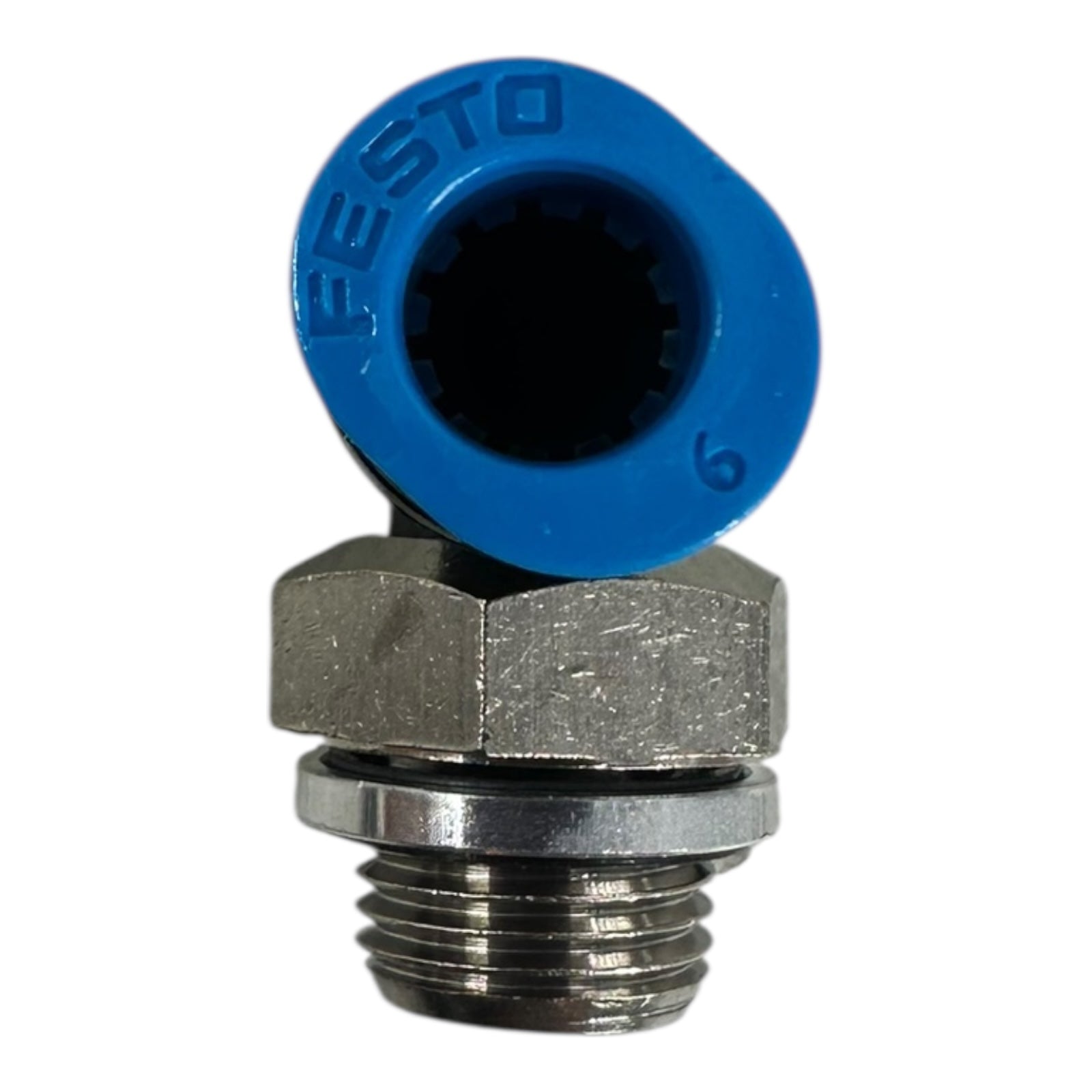 10x Festo QSML-G1/8-6 L-Steckverschraubung Winkel Push-in 6 mm G1/8 Pneumatik