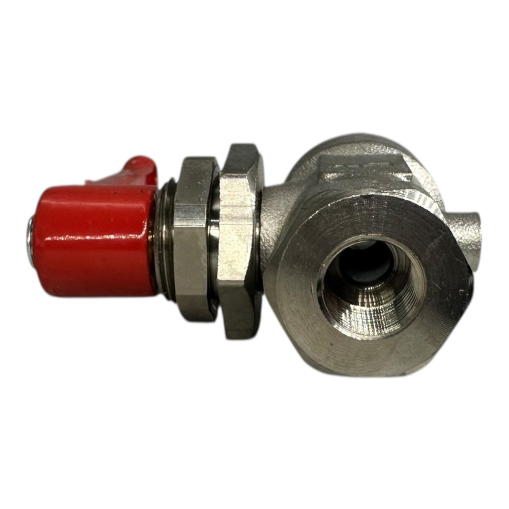 2x Parker 04490713 Kugelhahn T-Ventil 3-Wege Umschalthahn Edelstahl 2 Stück