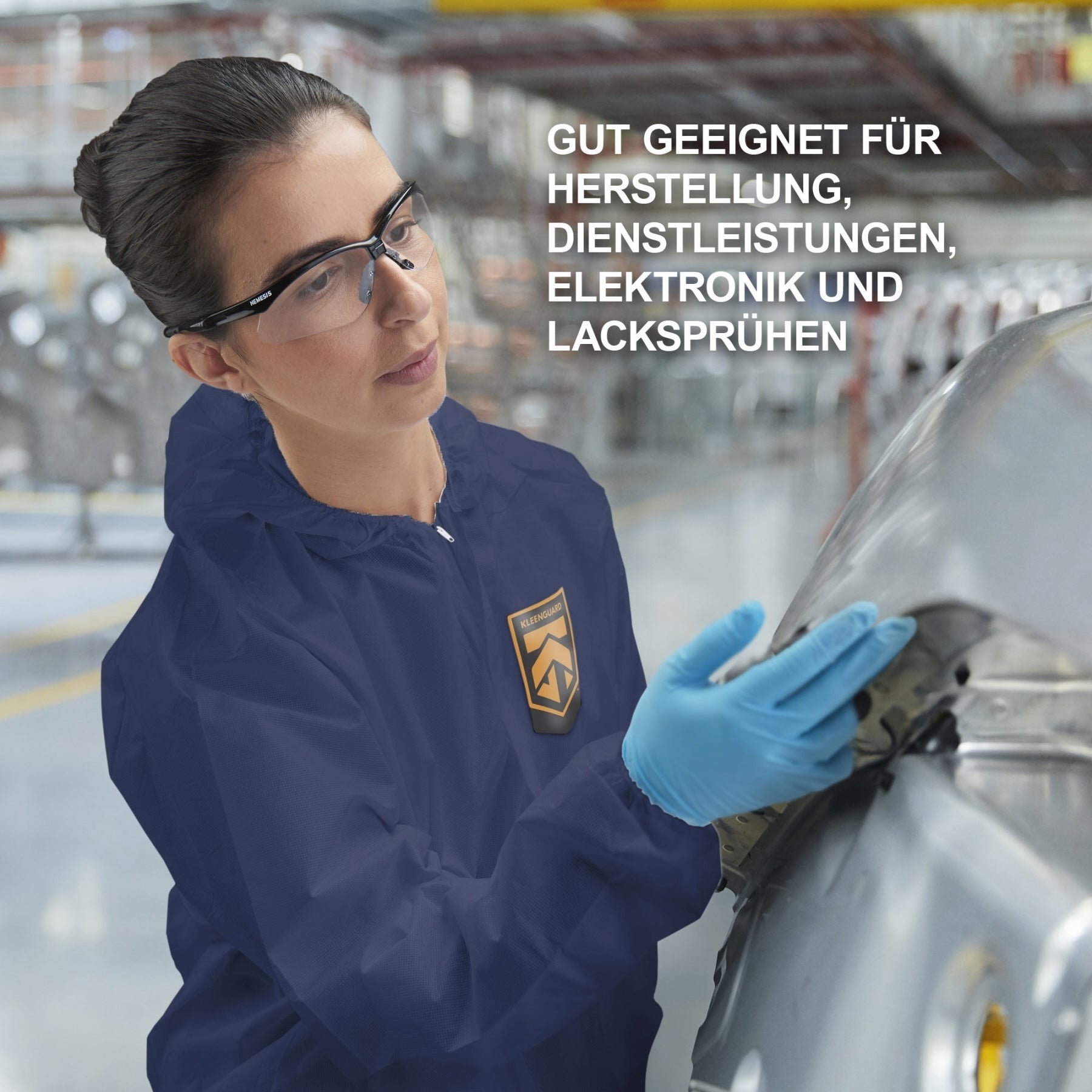 2x KleenGuard A50 Schutzanzug XXXL Blau Overall Partikelschutz Chemikalienschutz