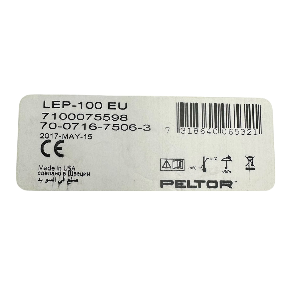 3M Peltor LEP-100 EU elektronische Gehörschutzstöpsel mit Ladebox Set neu
