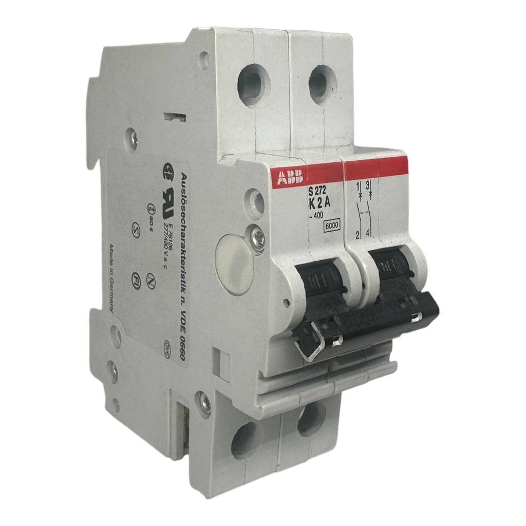 ABB S272-K2A Sicherungsautomat Leistungsschutzschalter 2 Polig