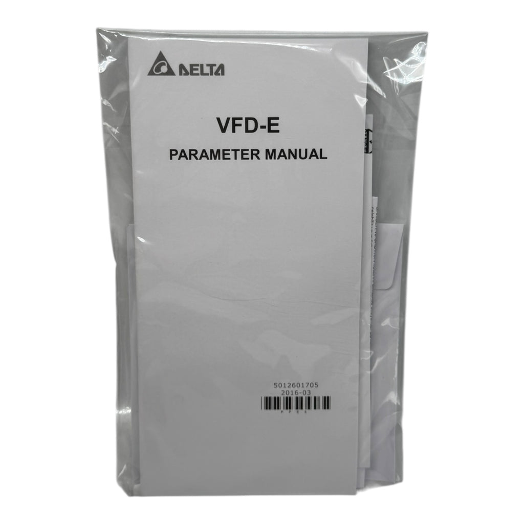 Delta VFD007E21T Inverter E-Serie Einphasig 0,75kW 4.2A 1HP