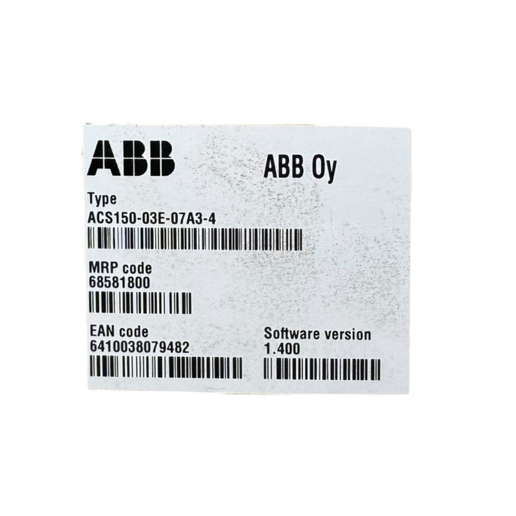 ABB ACS150-03E-07A3-4 Frequenzumrichter 3-Phasen 3kW 4HP 400Vac 7,3A 500Hz