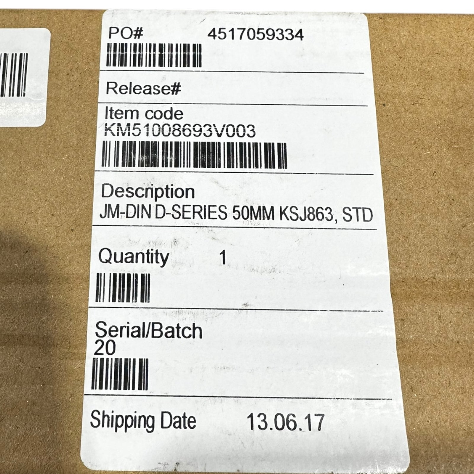 KONE JM-DIN D-Series Sensor KM51008693V003 | 50mm Aufzug Sensor