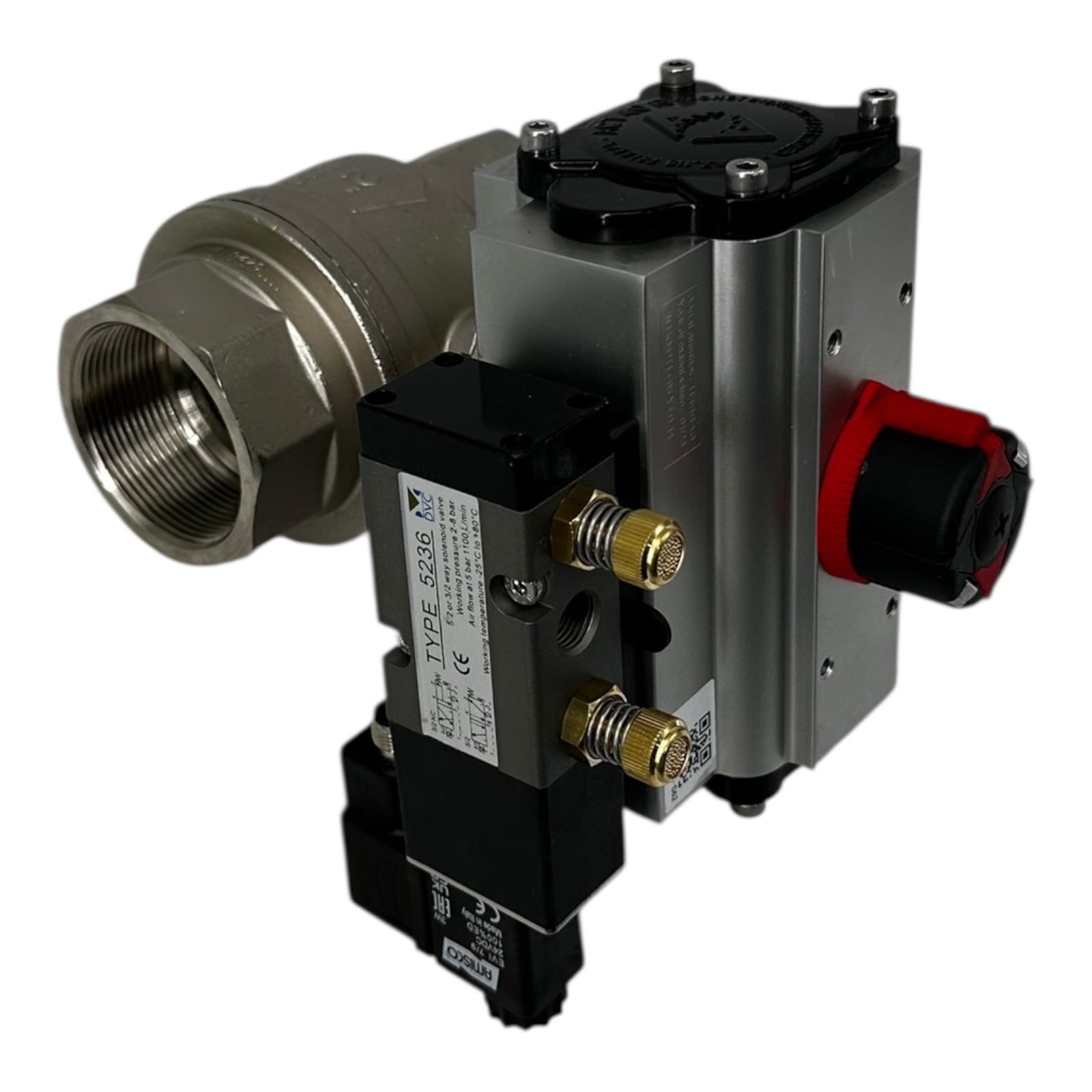 econ 7902 Pneumatikantrieb Doubleacting DN50 PN40 Stellantrieb Kugelhahn DVC5236