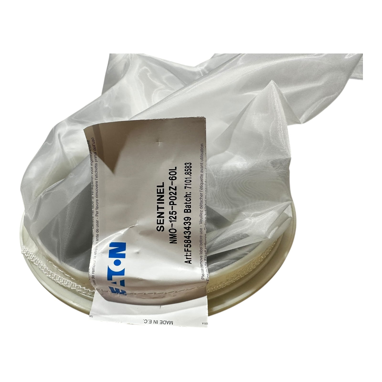 Eaton NMO-125-PO2Z-60L Filterbeutel Sentinel 125 Mikron Ring 60L Polyamid