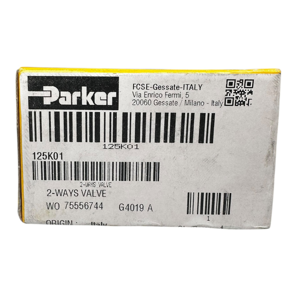 Parker 125K01 2-Wege-Ventil Hydraulik Messingventil