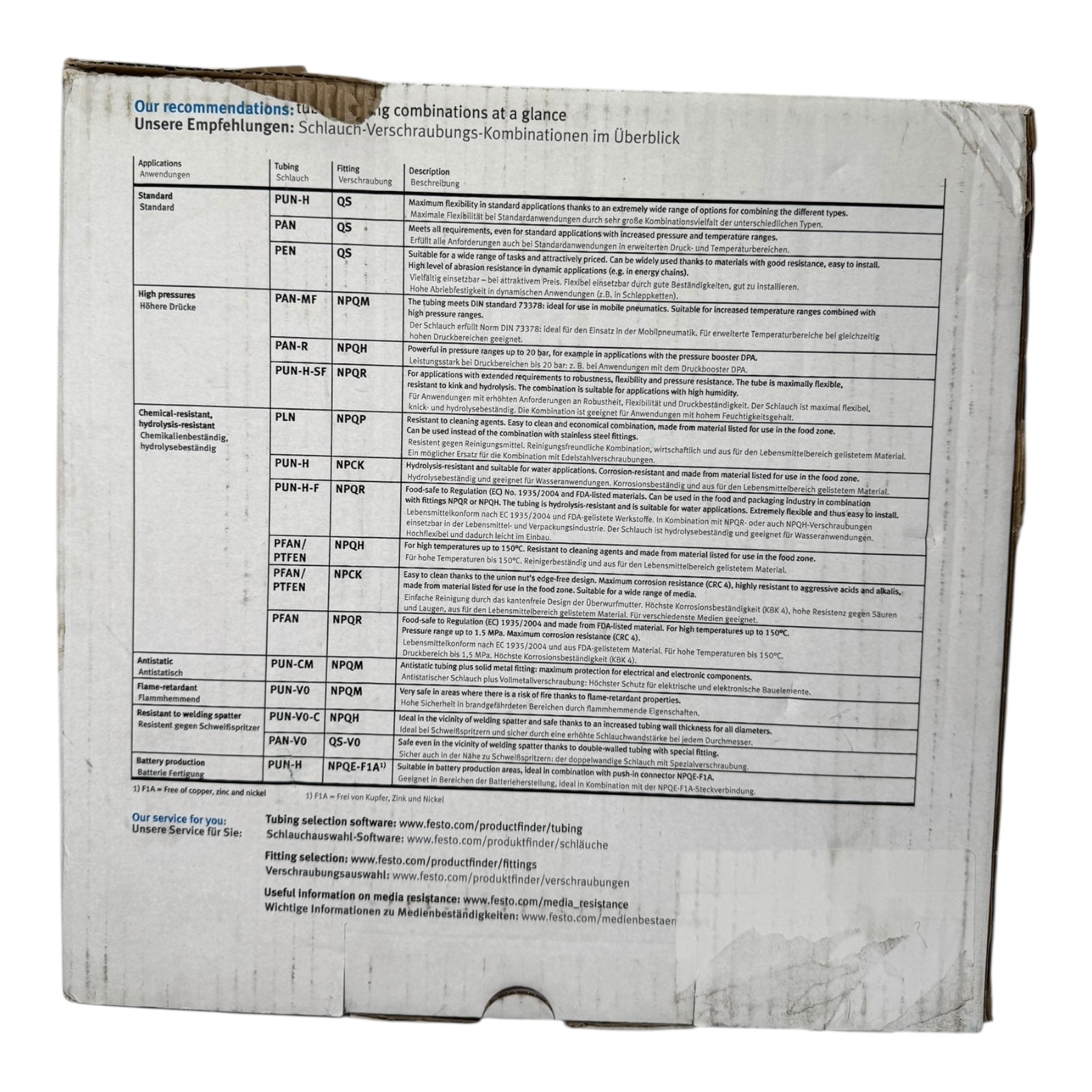 Festo PLN-8X1,25-SW 195282 Kunststoffschlauch 1,4 MPa 5,9x8mm 50M