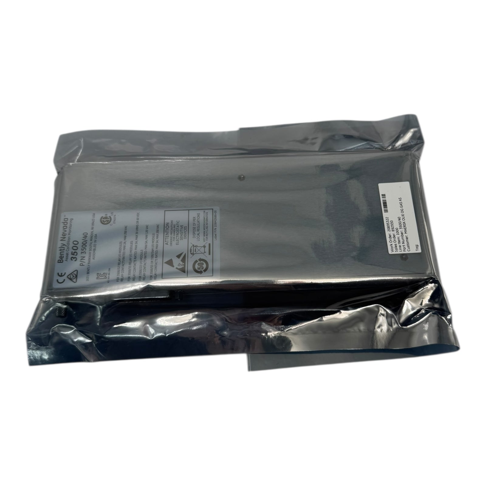 Bently Nevada 3500/40 126615-01 184139-10 106M2686-00 Proximitor-I/O-Module